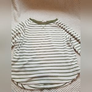 Medium Green striped sweater